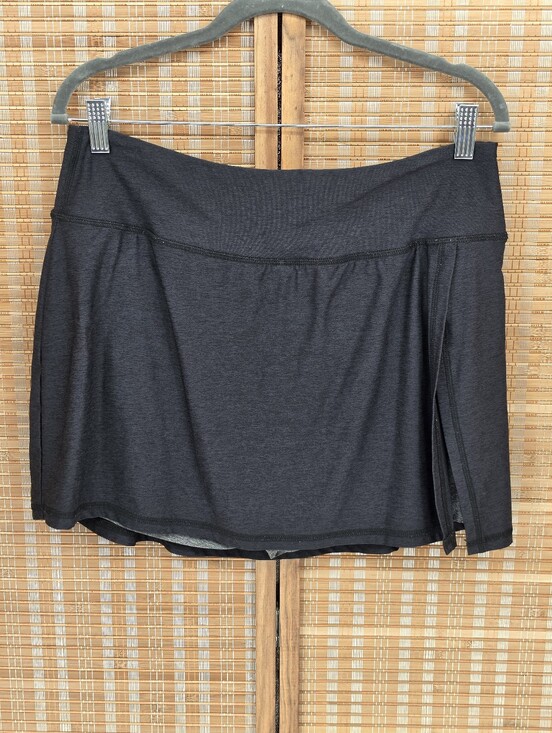 dip Pants - ♤ dip Dark Heather Gray Workout Skort Size Large